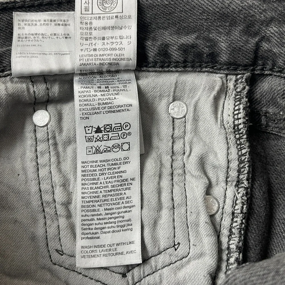 Levis Jeans Mens 30x32 Gray 565 Loose Straight Denim Y2K Grunge Skate Baggy 90s